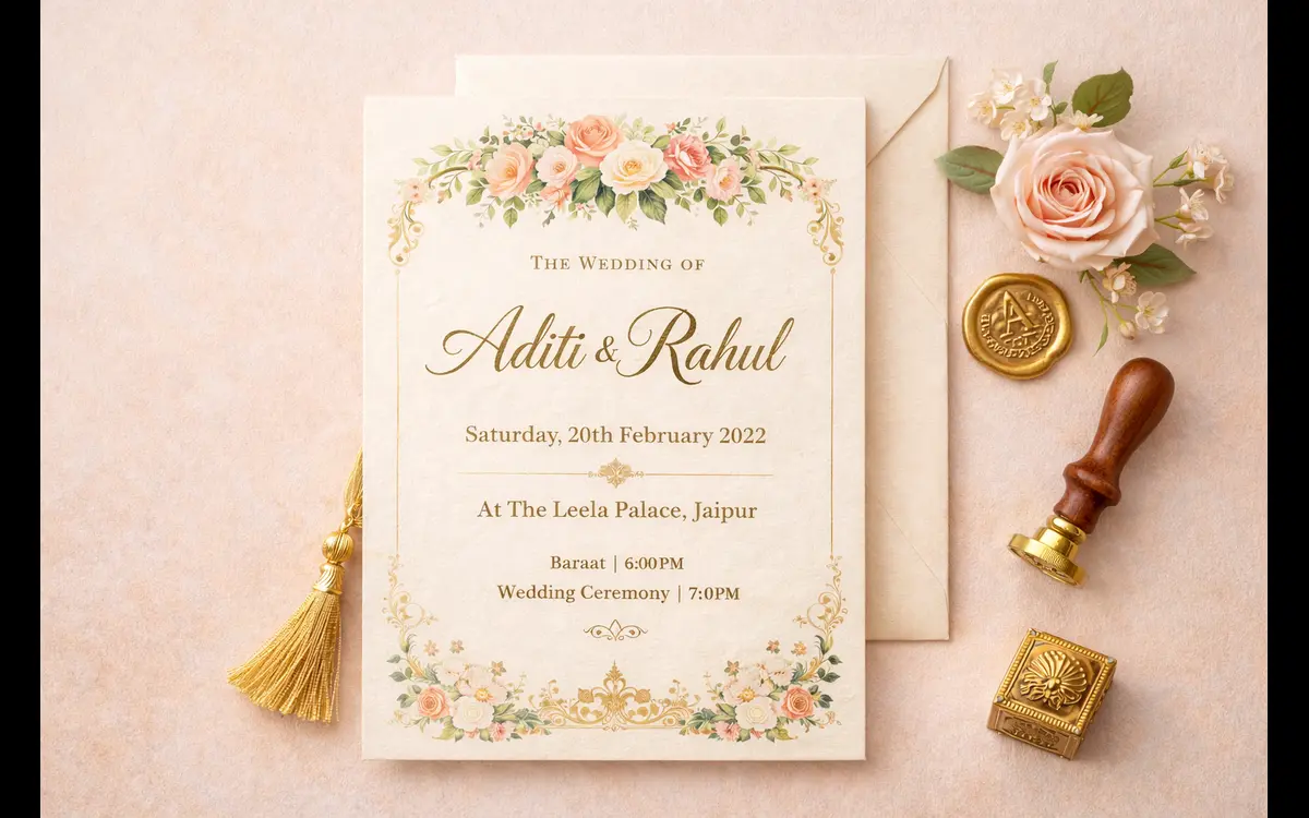 How to Create a Wedding Invitation Template