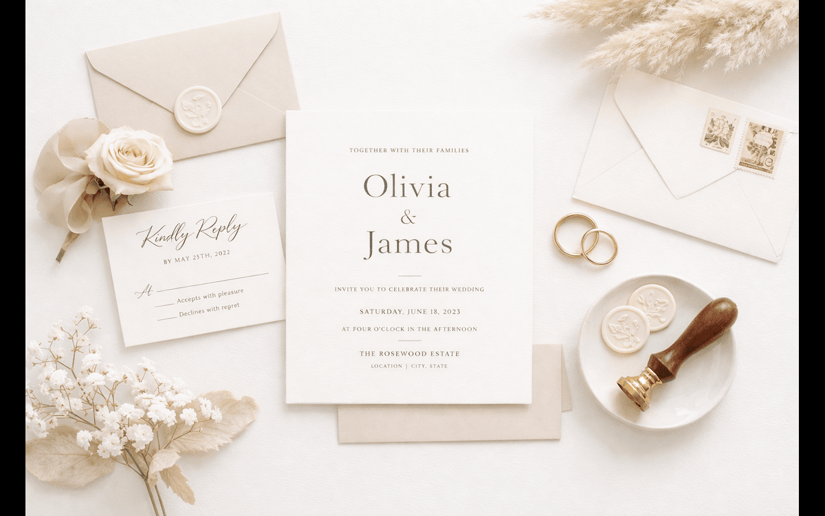 Minimalist Wedding Invitations: Why They’re Trending