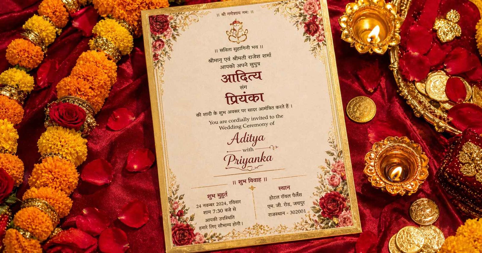 Indian Wedding Invitation Message Samples 2026 — 20+ Ready-to-Use Examples