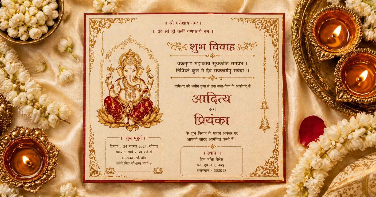Hindu Wedding Card Format — Complete Guide with Examples (2026)