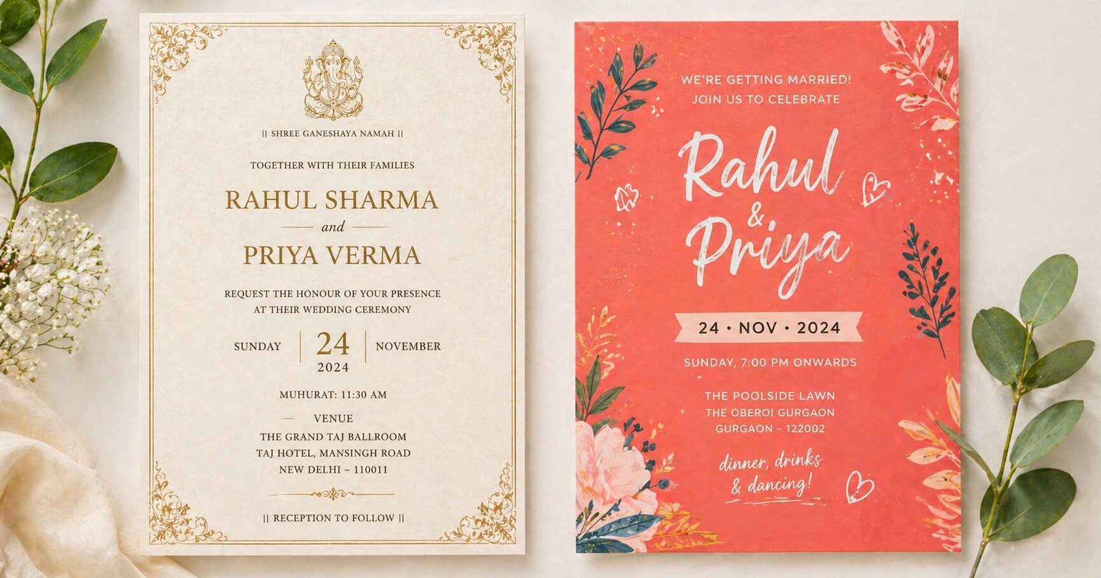 Formal vs Informal Wedding Invitation Examples 2026 — Which Style Is Right for You?