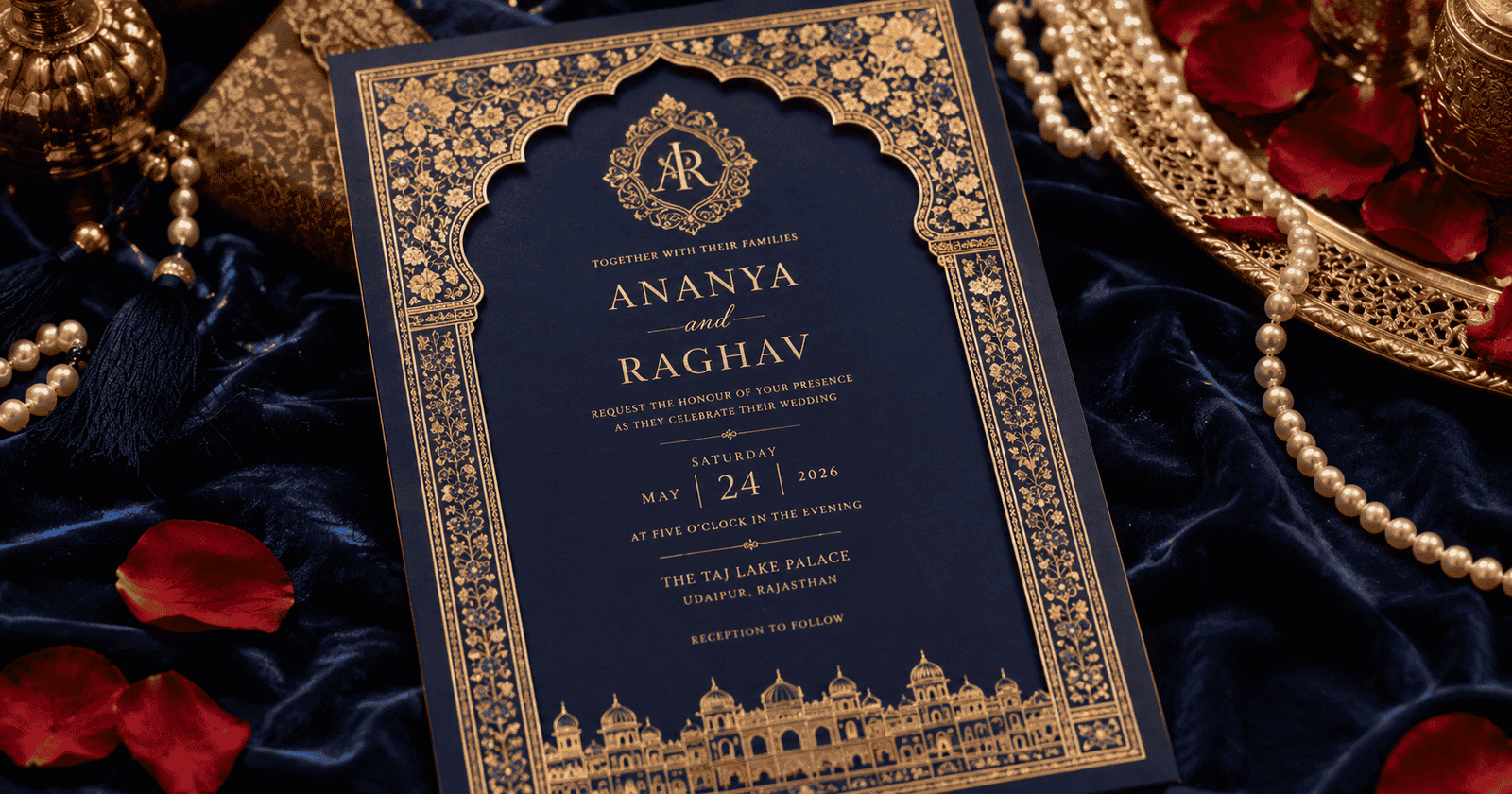 Royal Indian Wedding Card Designs